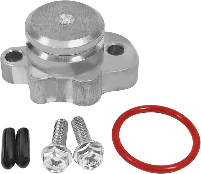 UINIEBOOM Oil Injection Block Off Plug Hardware Port, Oil Pump Plug Cover Compatible with Yamaha PW50 PW80 Models 1981-2024 - Image 1